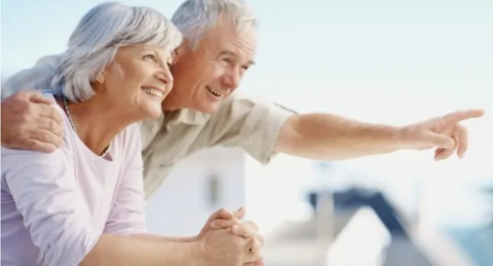 pareja de la tercera edad
