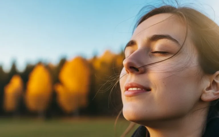 Persona respirando