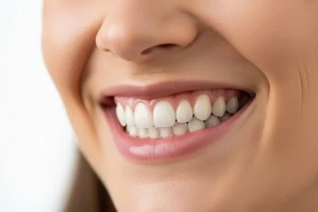 Persona sonriendo con confianza