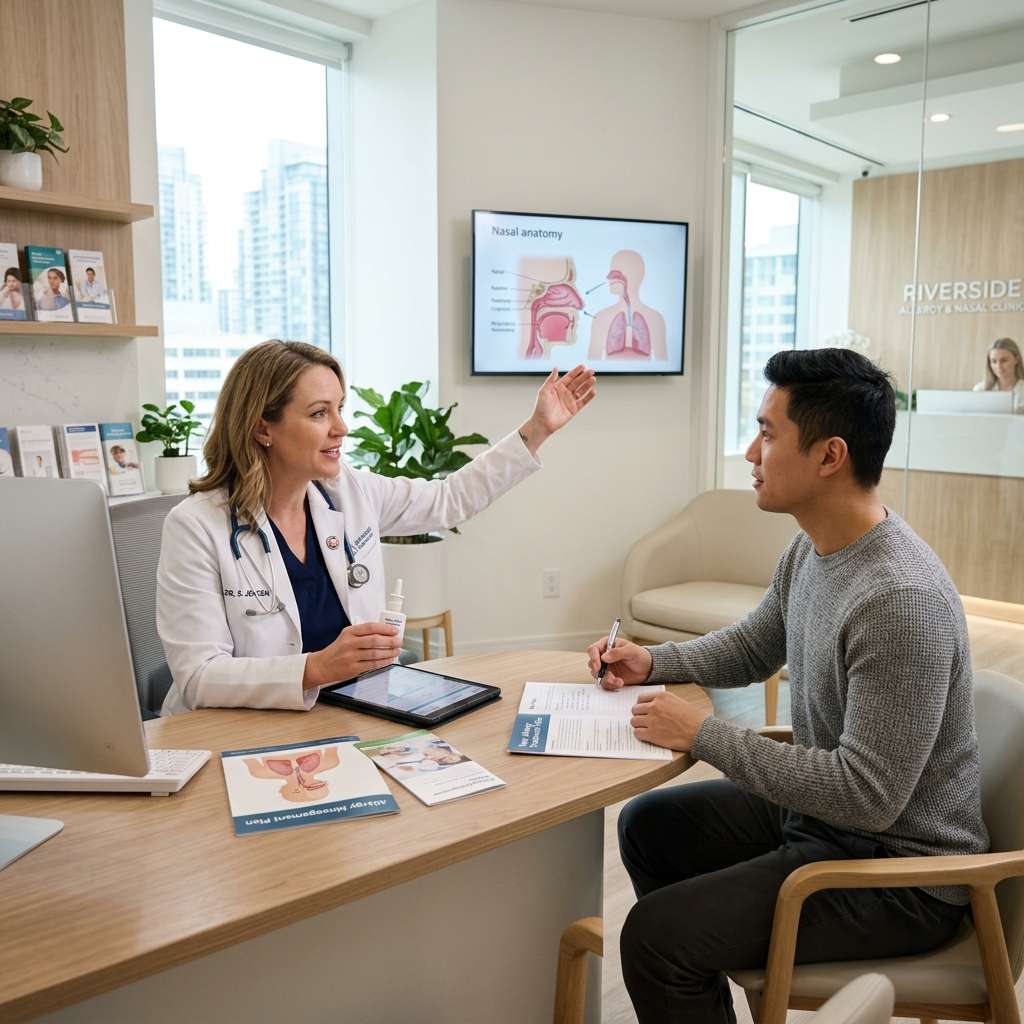 Consulta respiratoria profesional