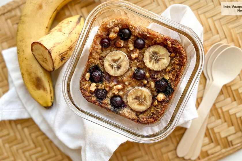 avena con plátano