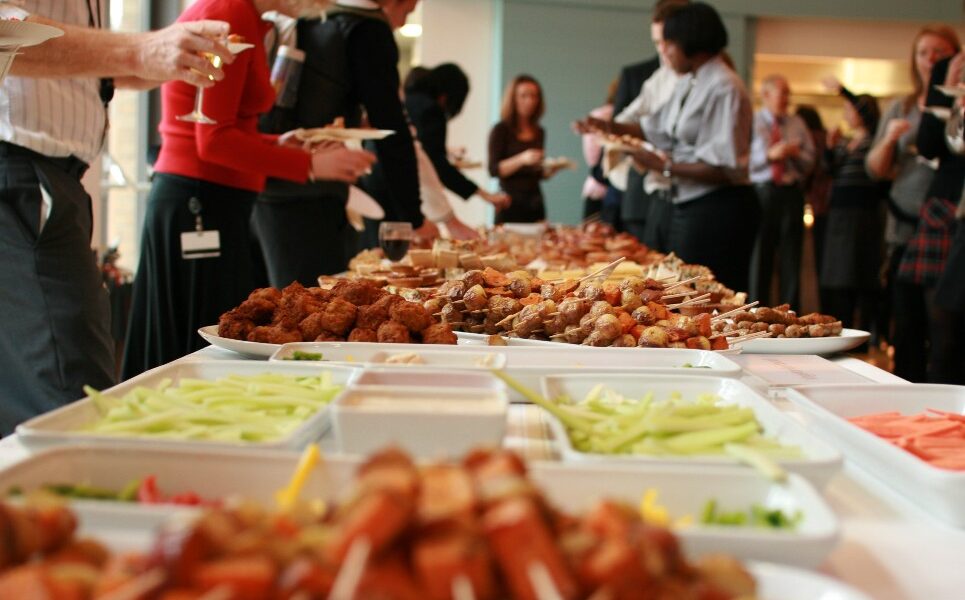 buffet en la oficina
